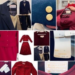 Vintage Pendleton! Includes Full Suit Set, Wool Blazer, & Dress! *Bulk*